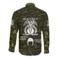 Double V Campaign American History 1942 Long Sleeve Button Shirt Military Camouflage Tuskegee Airmen World War II