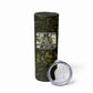 Double V Campaign American History 1942 Skinny Tumbler Military Camouflage Tuskegee Airmen World War II