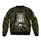 Double V Campaign American History 1942 Sleeve Zip Bomber Jacket Military Camouflage Tuskegee Airmen World War II