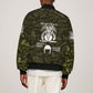 Double V Campaign American History 1942 Sleeve Zip Bomber Jacket Military Camouflage Tuskegee Airmen World War II