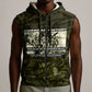 Double V Campaign American History 1942 Sleeveless Zip Hoodie Military Camouflage Tuskegee Airmen World War II