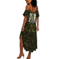 Double V Campaign American History 1942 Summer Maxi Dress Military Camouflage Tuskegee Airmen World War II
