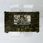 Double V Campaign American History 1942 Tablecloth Military Camouflage Tuskegee Airmen World War II