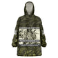 Double V Campaign American History 1942 Wearable Blanket Hoodie Military Camouflage Tuskegee Airmen World War II