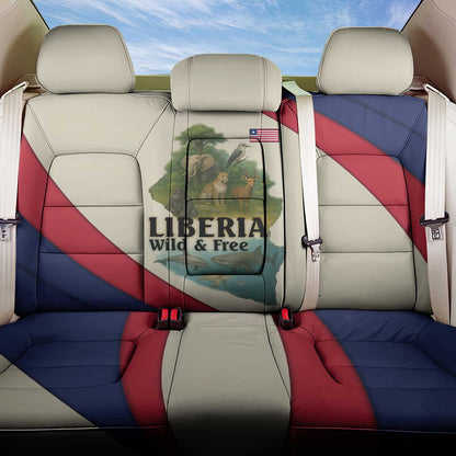 Liberia Wildlife Back Car Seat Cover African Safari and Ocean Marine Life - African Pride