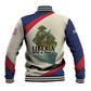 Liberia Wildlife Baseball Jacket African Safari and Ocean Marine Life - African Pride