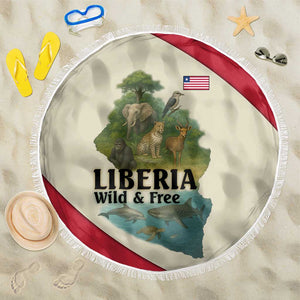 Liberia Wildlife Beach Blanket African Safari and Ocean Marine Life - African Pride