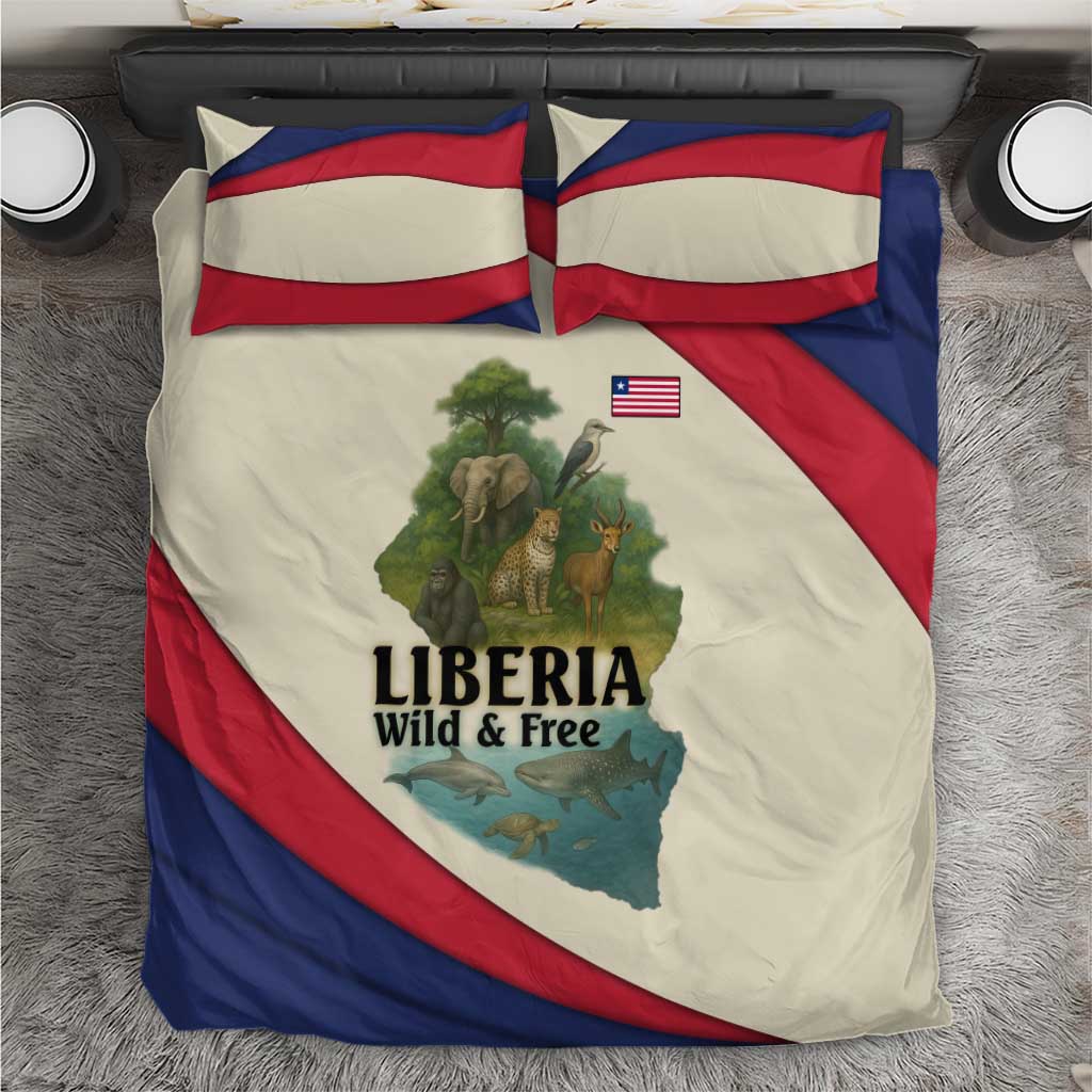 Liberia Wildlife Bedding Set African Safari and Ocean Marine Life - African Pride