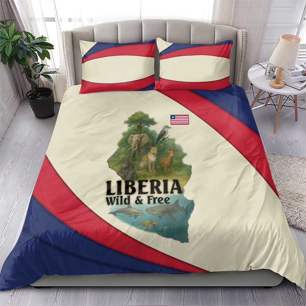Liberia Wildlife Bedding Set African Safari and Ocean Marine Life - African Pride