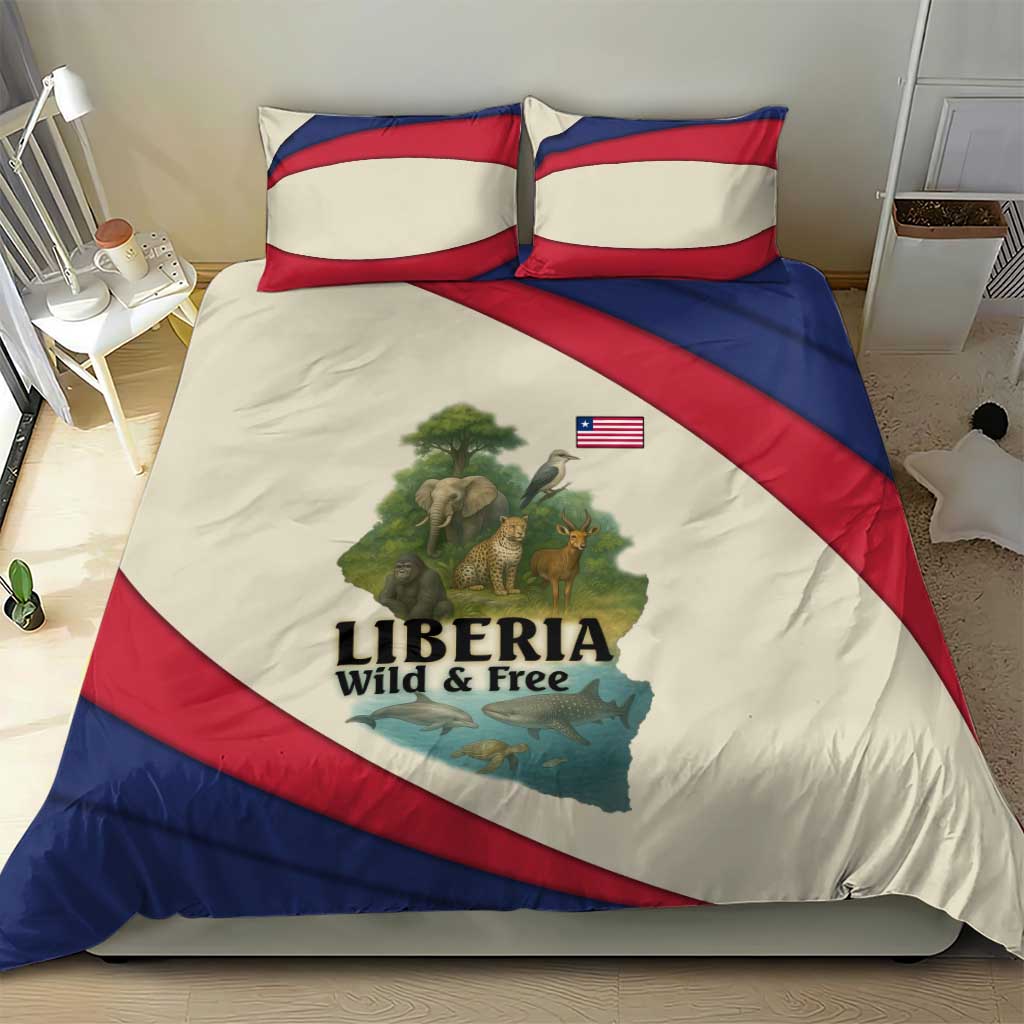Liberia Wildlife Bedding Set African Safari and Ocean Marine Life - African Pride