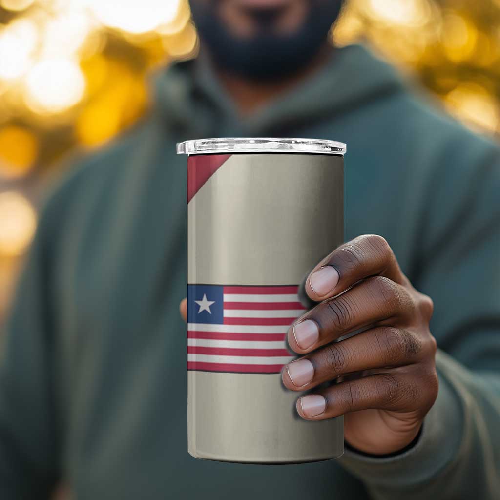 Liberia Wildlife 4 in 1 Can Cooler Tumbler African Safari and Ocean Marine Life - African Pride