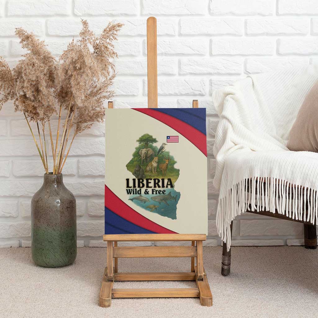 Liberia Wildlife Canvas Wall Art African Safari and Ocean Marine Life - African Pride