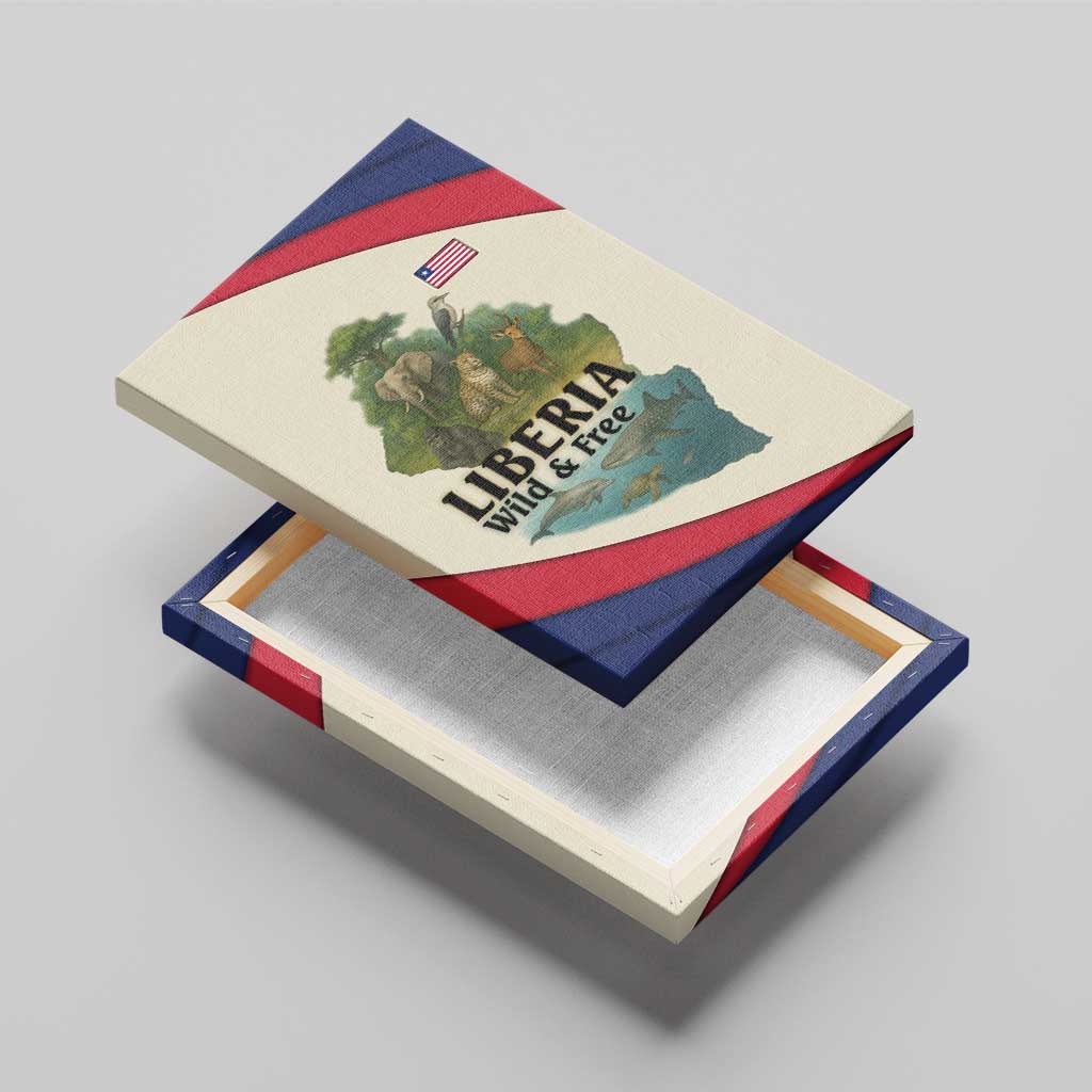 Liberia Wildlife Canvas Wall Art African Safari and Ocean Marine Life - African Pride