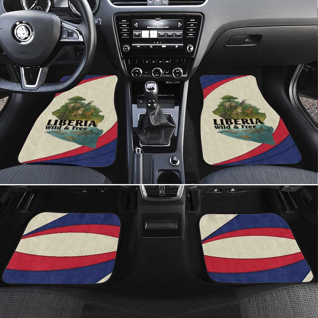 Liberia Wildlife Car Mats African Safari and Ocean Marine Life - African Pride
