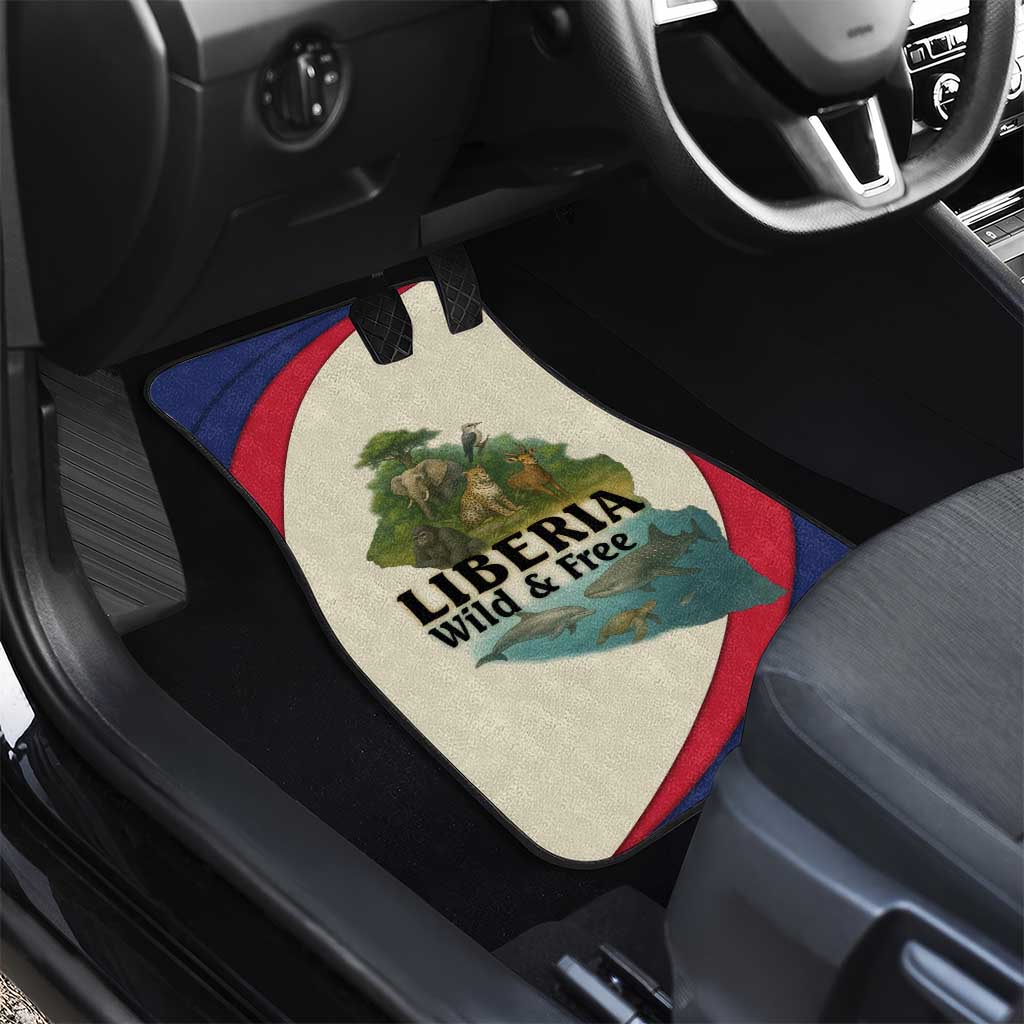 Liberia Wildlife Car Mats African Safari and Ocean Marine Life - African Pride