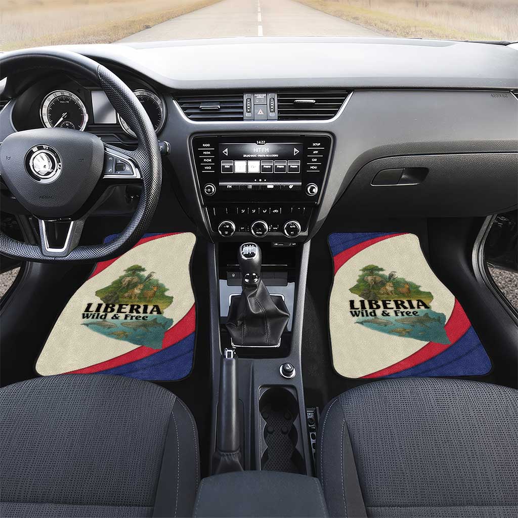 Liberia Wildlife Car Mats African Safari and Ocean Marine Life - African Pride
