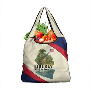 Liberia Wildlife Grocery Bag African Safari and Ocean Marine Life - African Pride