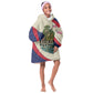 Liberia Wildlife Kid Wearable Blanket Hoodie African Safari and Ocean Marine Life - African Pride