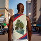 Liberia Wildlife Men Tank Top African Safari and Ocean Marine Life - African Pride