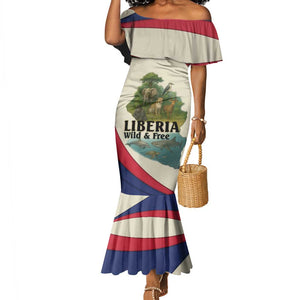Liberia Wildlife Mermaid Dress African Safari and Ocean Marine Life - African Pride