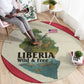 Liberia Wildlife Round Carpet African Safari and Ocean Marine Life - African Pride