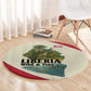Liberia Wildlife Round Carpet African Safari and Ocean Marine Life - African Pride