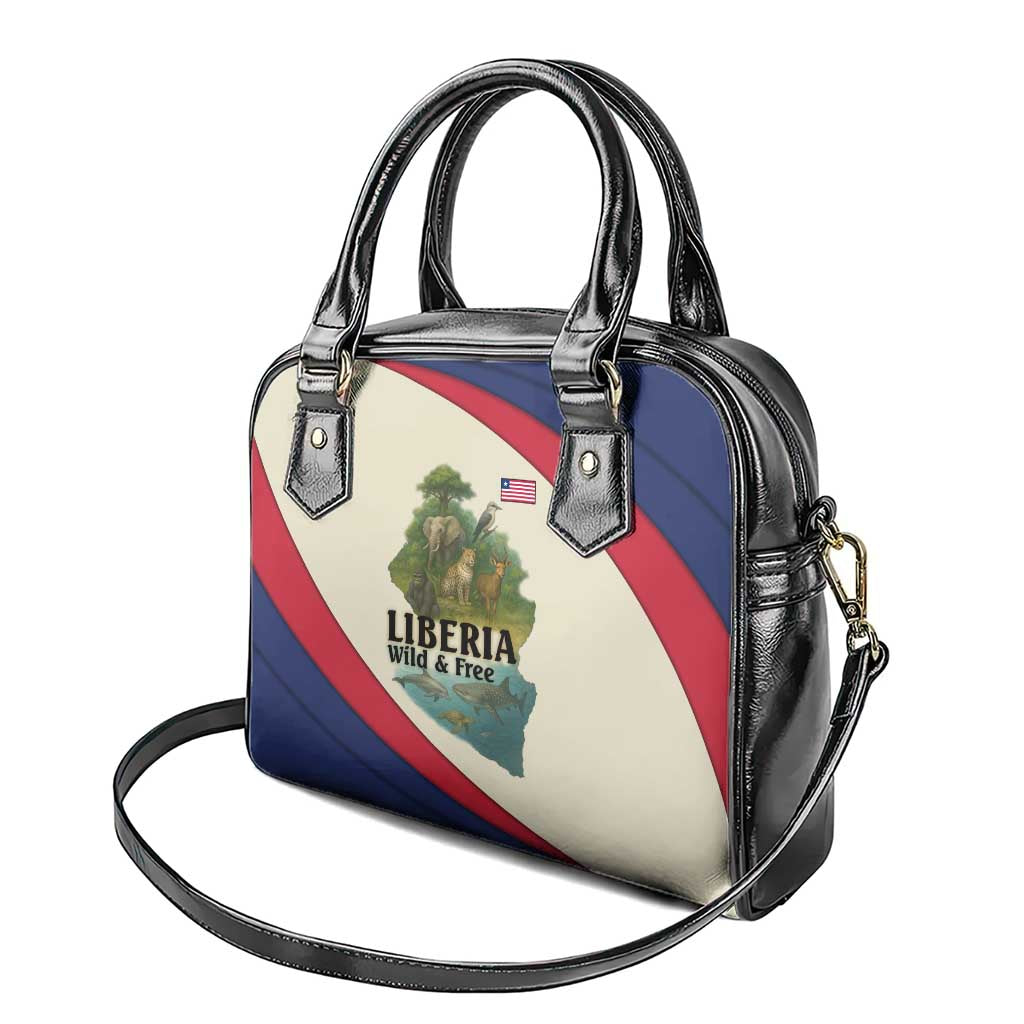 Liberia Wildlife Shoulder Handbag African Safari and Ocean Marine Life - African Pride