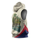 Liberia Wildlife Sleeveless Hoodie African Safari and Ocean Marine Life - African Pride