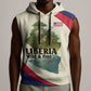 Liberia Wildlife Sleeveless Hoodie African Safari and Ocean Marine Life - African Pride