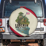 Liberia Wildlife Spare Tire Cover African Safari and Ocean Marine Life - African Pride