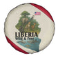 Liberia Wildlife Spare Tire Cover African Safari and Ocean Marine Life - African Pride