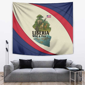 Liberia Wildlife Tapestry African Safari and Ocean Marine Life - African Pride