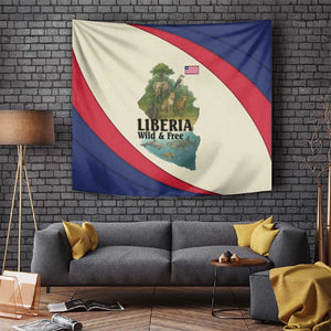 Liberia Wildlife Tapestry African Safari and Ocean Marine Life - African Pride