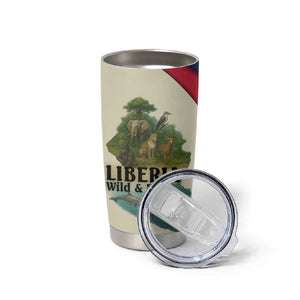 Liberia Wildlife Tumbler Cup African Safari and Ocean Marine Life - African Pride
