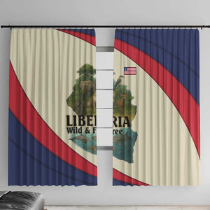 Liberia Wildlife Window Curtain African Safari and Ocean Marine Life - African Pride