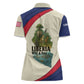 Liberia Wildlife Women Polo Shirt African Safari and Ocean Marine Life - African Pride