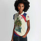 Liberia Wildlife Women Polo Shirt African Safari and Ocean Marine Life - African Pride