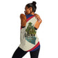 Liberia Wildlife Women Racerback Tank African Safari and Ocean Marine Life - African Pride