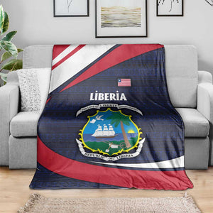Liberia National Emblem Blanket Tribal Pattern and Heritage Colors - African Pride
