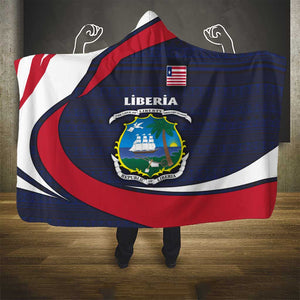 Liberia National Emblem Hooded Blanket Tribal Pattern and Heritage Colors - African Pride