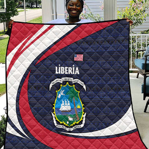 Liberia National Emblem Quilt Tribal Pattern and Heritage Colors - African Pride