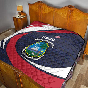 Liberia National Emblem Quilt Tribal Pattern and Heritage Colors - African Pride