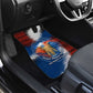 Liberia Elephant Power of Tradition Car Mats Tribal Red Blue Splash - African Pride