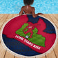 Liberia Lone Stars Rise Football Beach Blanket Map Graphic and National Flag - African Pride