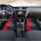 Liberia Lone Stars Rise Football Car Mats Map Graphic and National Flag - African Pride