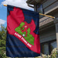 Liberia Lone Stars Rise Football Garden Flag Map Graphic and National Flag - African Pride