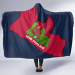 Liberia Lone Stars Rise Football Hooded Blanket Map Graphic and National Flag - African Pride