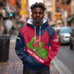 Liberia Lone Stars Rise Football Hoodie Map Graphic and National Flag - African Pride