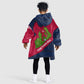 Liberia Lone Stars Rise Football Kid Wearable Blanket Hoodie Map Graphic and National Flag - African Pride