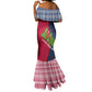 Liberia Lone Stars Rise Football Mermaid Dress Map Graphic and National Flag - African Pride